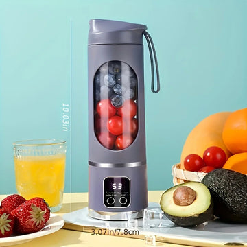 Experience the ultimate convenience with our Portable USB Rechargeable Blender Juicer—perfect for smoothies, protein shakes, fresh juices, and healthy drinks on the go.  It's designed to keep up with your active lifestyle wherever you are.