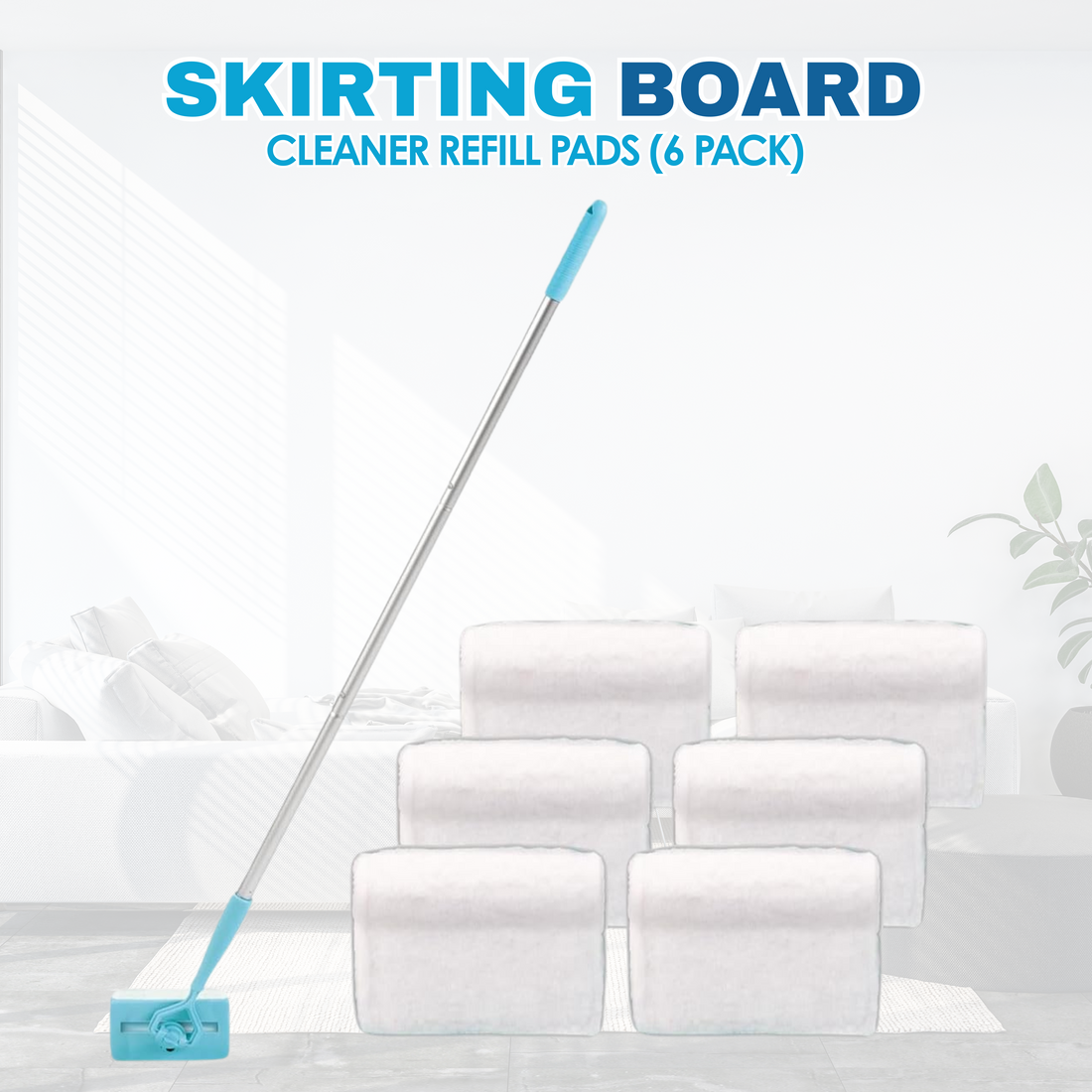Skirting Board Cleaner (Replacement Cloths Only)