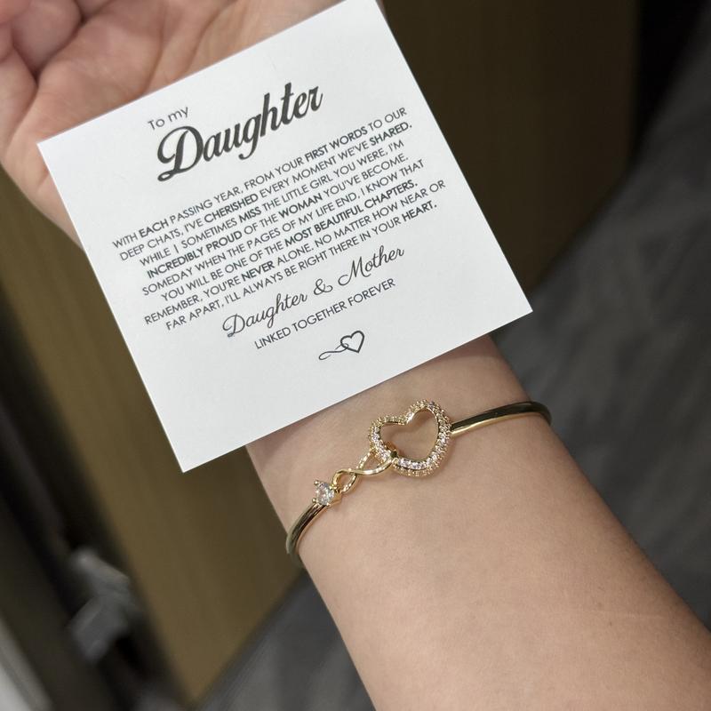 To My Daughter - Infinity Bracelet