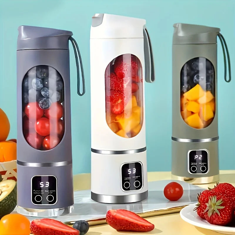 Experience the ultimate convenience with our Portable USB Rechargeable Blender Juicer—perfect for smoothies, protein shakes, fresh juices, and healthy drinks on the go.  It's designed to keep up with your active lifestyle wherever you are.
